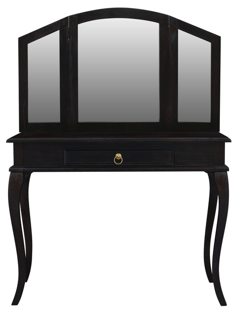 Queen Ann 1 Drawer Large Dressing Table