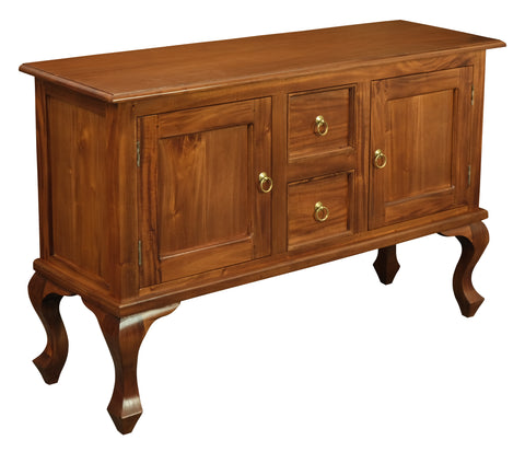 Queen Ann 2 Door 2 Drawer Sofa Table
