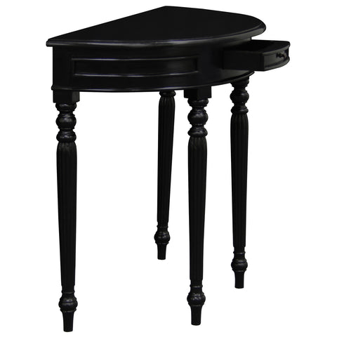 Huntley Turn Leg Half Round Sofa Table