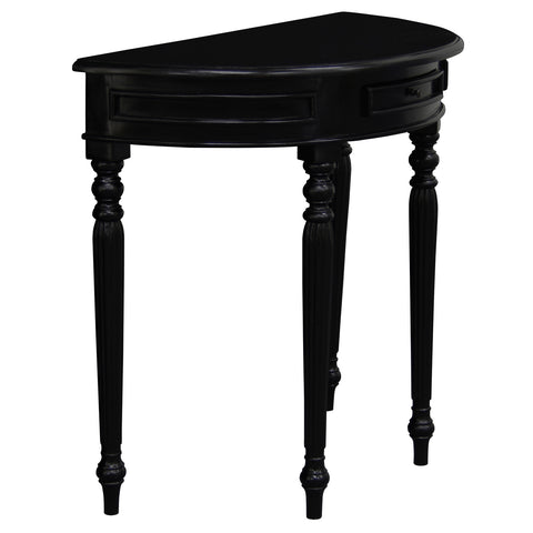 Huntley Turn Leg Half Round Sofa Table