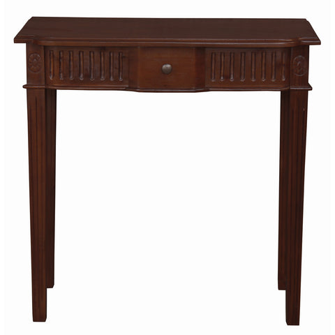 Milly 1 Drawer Carved Hall Table