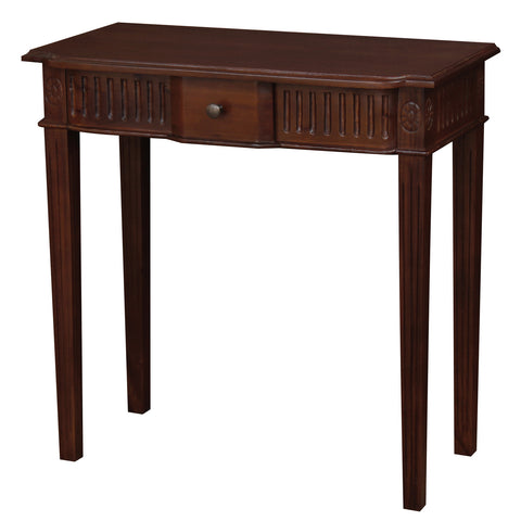 Milly 1 Drawer Carved Hall Table