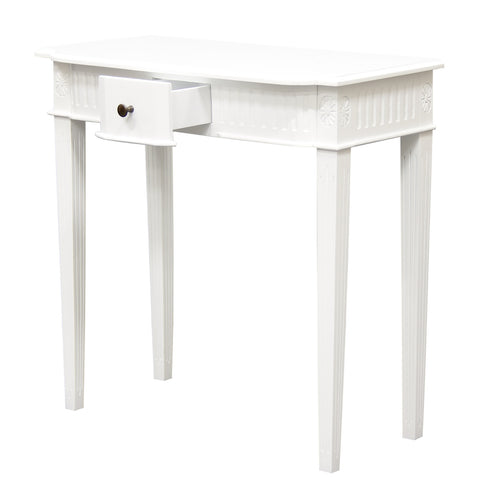 Milly 1 Drawer Carved Hall Table