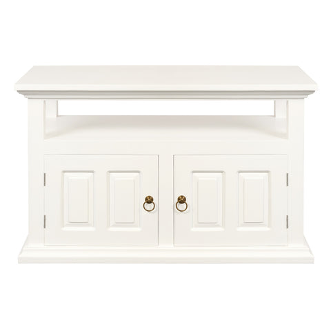 Tasmania 2 Door TV Stand (White)