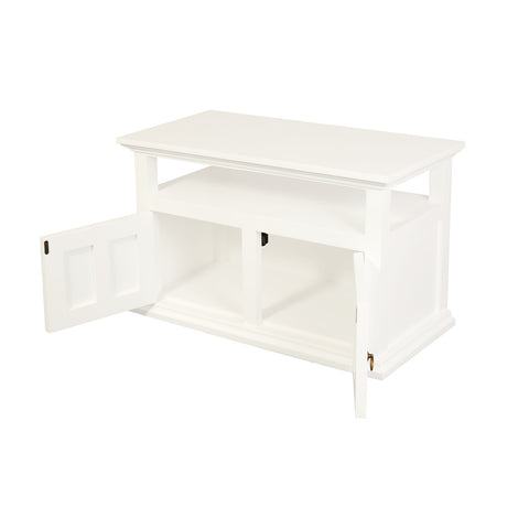 Tasmania 2 Door TV Stand (White)