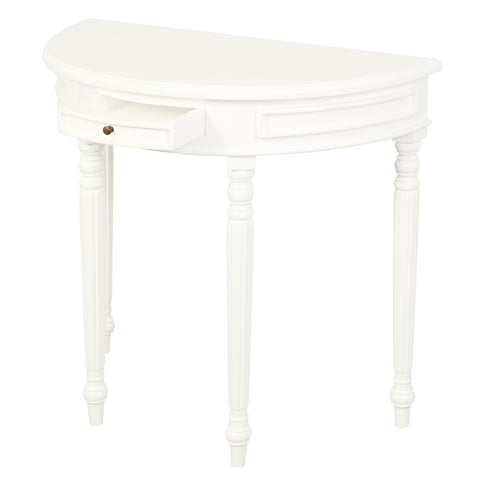 Huntley Turn Leg Half Round Sofa Table