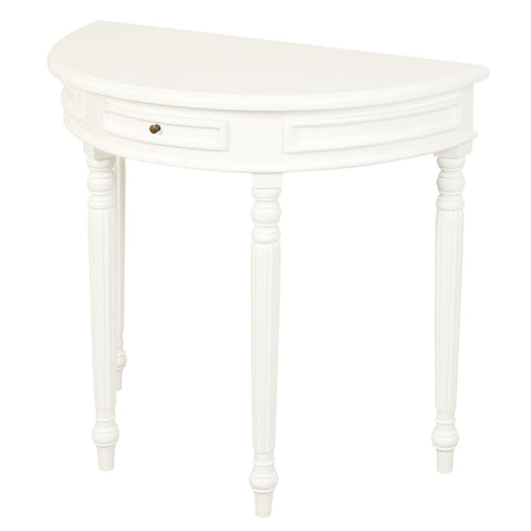Huntley Turn Leg Half Round Sofa Table