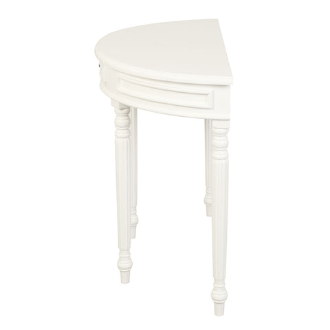 Huntley Turn Leg Half Round Sofa Table