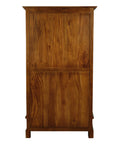 Tasmania 2 Drawer Solid Mahogany Timber Bookcase (Light Pecan)