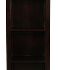 Tasmania 1 Drawer Solid Maohgany Timber Bookcase (Chocolate)