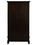 Tasmania 2 Drawer Solid Mahogany Timber Bookcase (Chocolate)