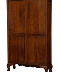 Queen Anne Solid Mahogany Timber Bookcase - Large (Mahogany)
