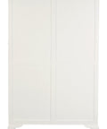 Queen Anne Solid Mahogany Timber Bookcase - Large (White)