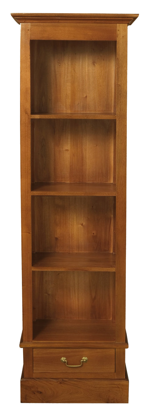 Tasmania 1 Drawer Solid Maohgany Timber Bookcase