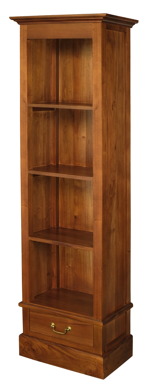 Tasmania 1 Drawer Solid Maohgany Timber Bookcase