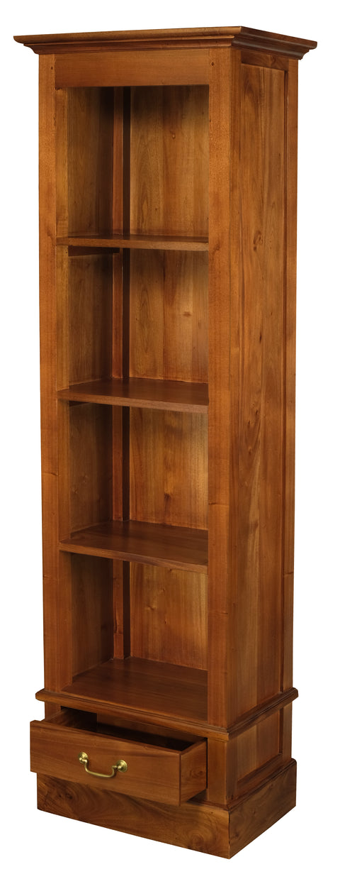 Tasmania 1 Drawer Solid Maohgany Timber Bookcase