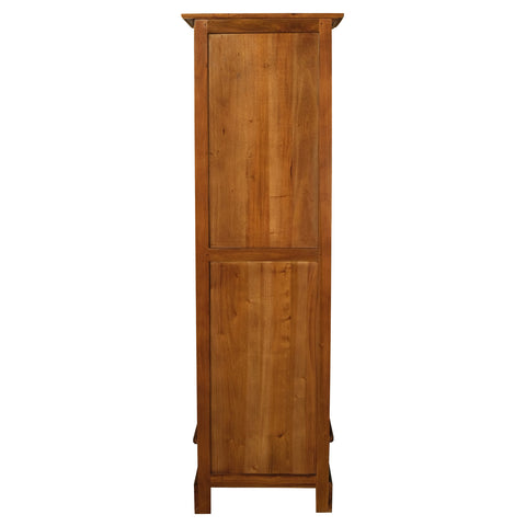 Tasmania 1 Drawer Solid Mahogany Timber Bookcase (Light Pecan)