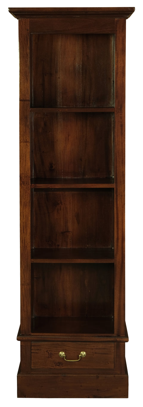 Tasmania 1 Drawer Solid Maohgany Timber Bookcase