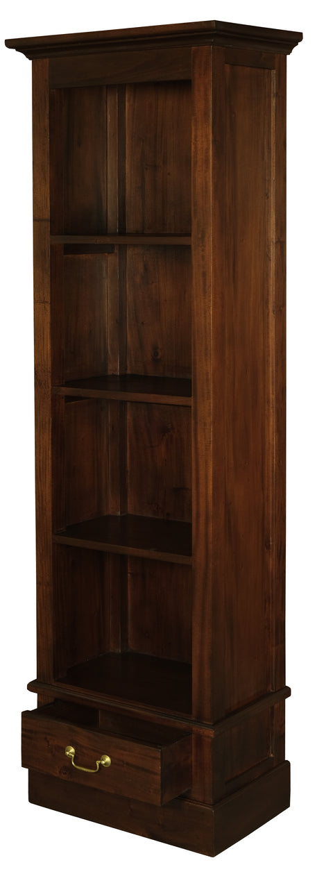 Tasmania 1 Drawer Solid Maohgany Timber Bookcase