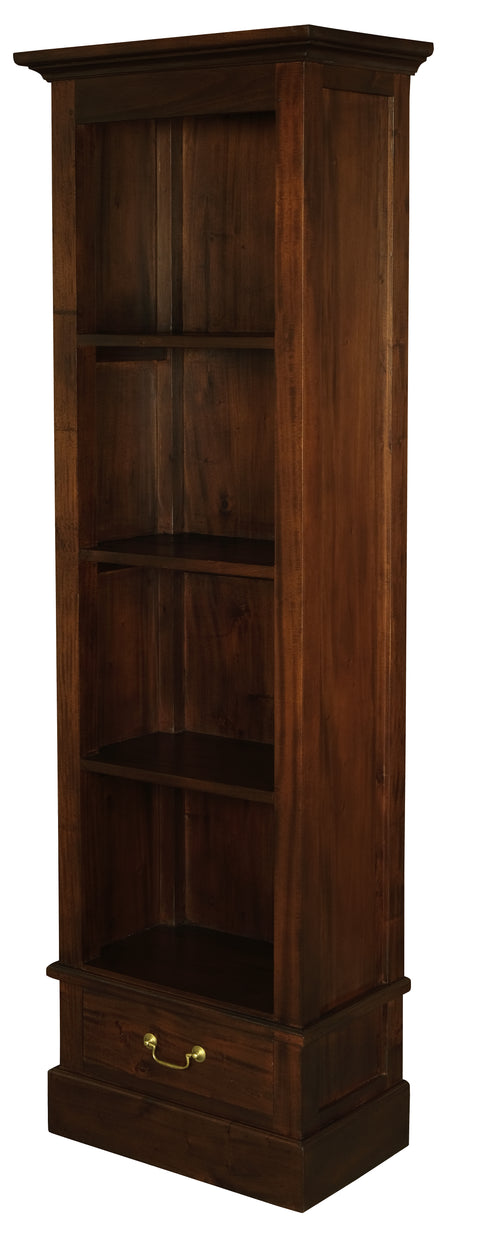 Tasmania 1 Drawer Solid Maohgany Timber Bookcase