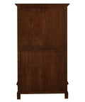 Tasmania 2 Drawer Solid Mahogany Timber Bookcase (Mahogany)