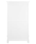 Tasmania 2 Drawer Solid Mahogany Timber Bookcase (White)