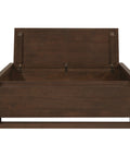 Jasper Blanket Box/Storage Bench (Walnut)