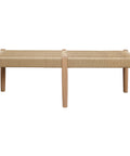Kelly Loom Oak Bench 2-Seater Bench (Natural)