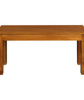 Tilda Solid Mahogany Bench (Small) 90 x 35 cm (Light Pecan)