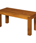 Tilda Solid Mahogany Bench (Small) 90 x 35 cm (Light Pecan)