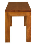 Tilda Solid Mahogany Bench (Small) 90 x 35 cm (Light Pecan)