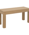 Tilda Solid Mahogany Bench (Small) 90 x 35 cm (Natural)