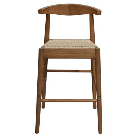 Arden Solid Oak Barstool with Loom