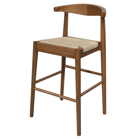 Arden Solid Oak Barstool with Loom