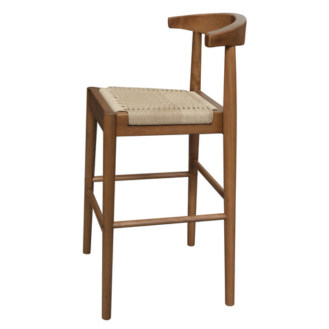 Arden Solid Oak Barstool with Loom