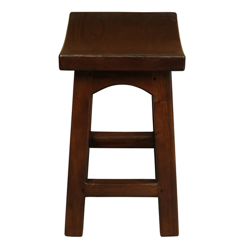 Tokyo Solid Mahogany Timber Footstool