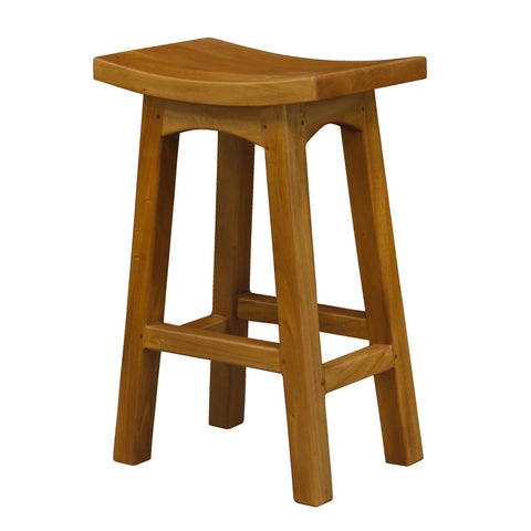 Tokyo Solid Mahogany Timber Kitchen Counter Stool