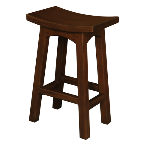 Tokyo Solid Mahogany Timber Kitchen Counter Stool
