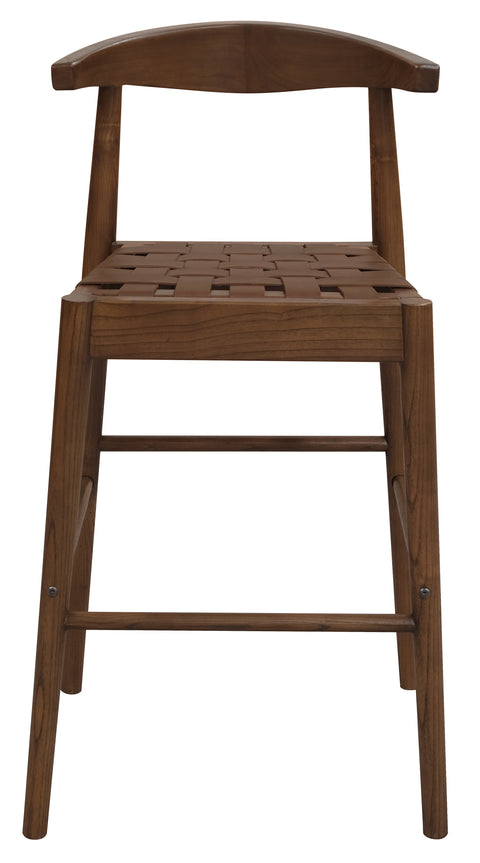 Elliot Genuine Leather Barstool - KD