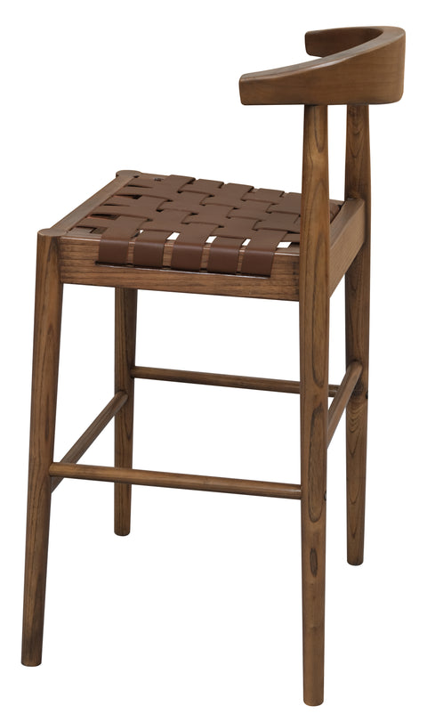 Elliot Genuine Leather Barstool - KD