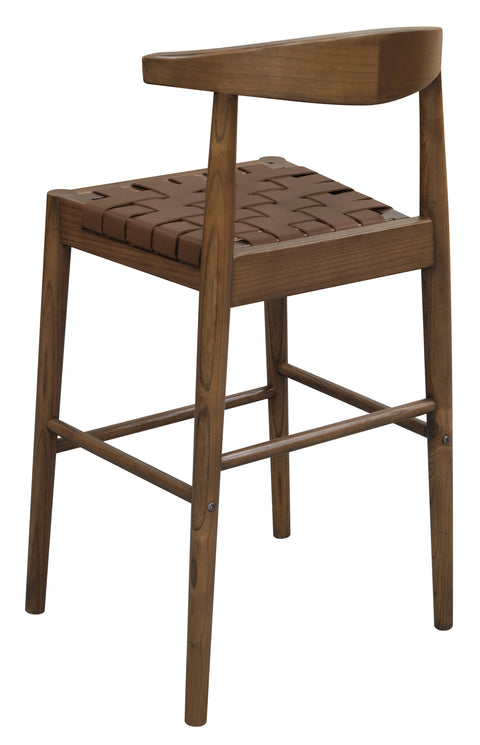 Elliot Genuine Leather Barstool - KD