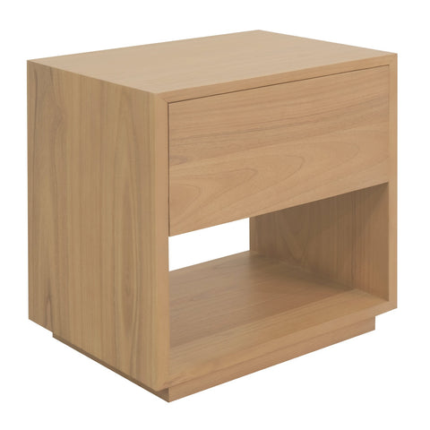 Oscar 1 Drawer Bedside Table (Natural)