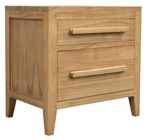 DION 2 Drawer Bedside Table