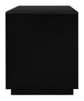 Oslo 2 Drawer Bedside Table (Black)