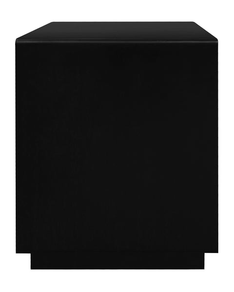 Oslo 2 Drawer Bedside Table (Black)