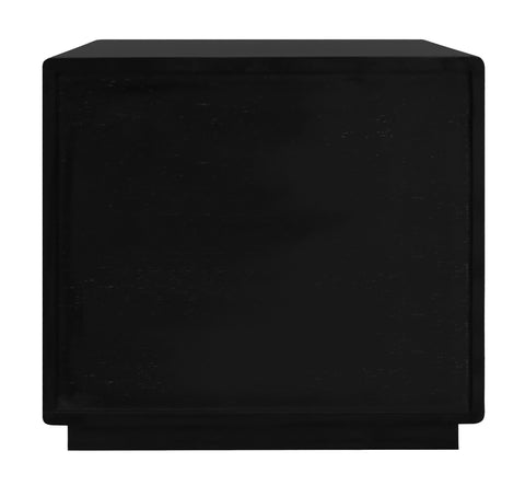 Oslo 2 Drawer Bedside Table (Black)