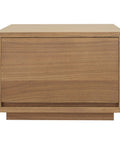 Oscar 1 Drawer Low Bedside Table (Natural)
