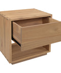 Oscar 1 Drawer Bedside Table (Natural)