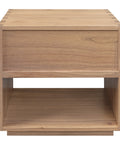 Oscar 1 Drawer Bedside Table (Natural)