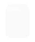 Hudson 2 Drawer Bedside Table (White)